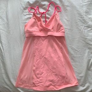 Lululemon Pink Sports Bra Tank Top